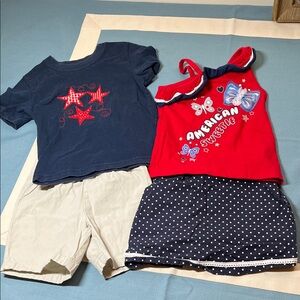 Girls 24 months/2T 19 pc summer clothing lot.